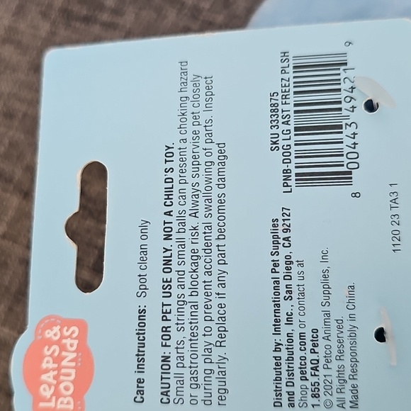 Leaps & Bounds Little Chew Dog Toy - Picture 5 of 5